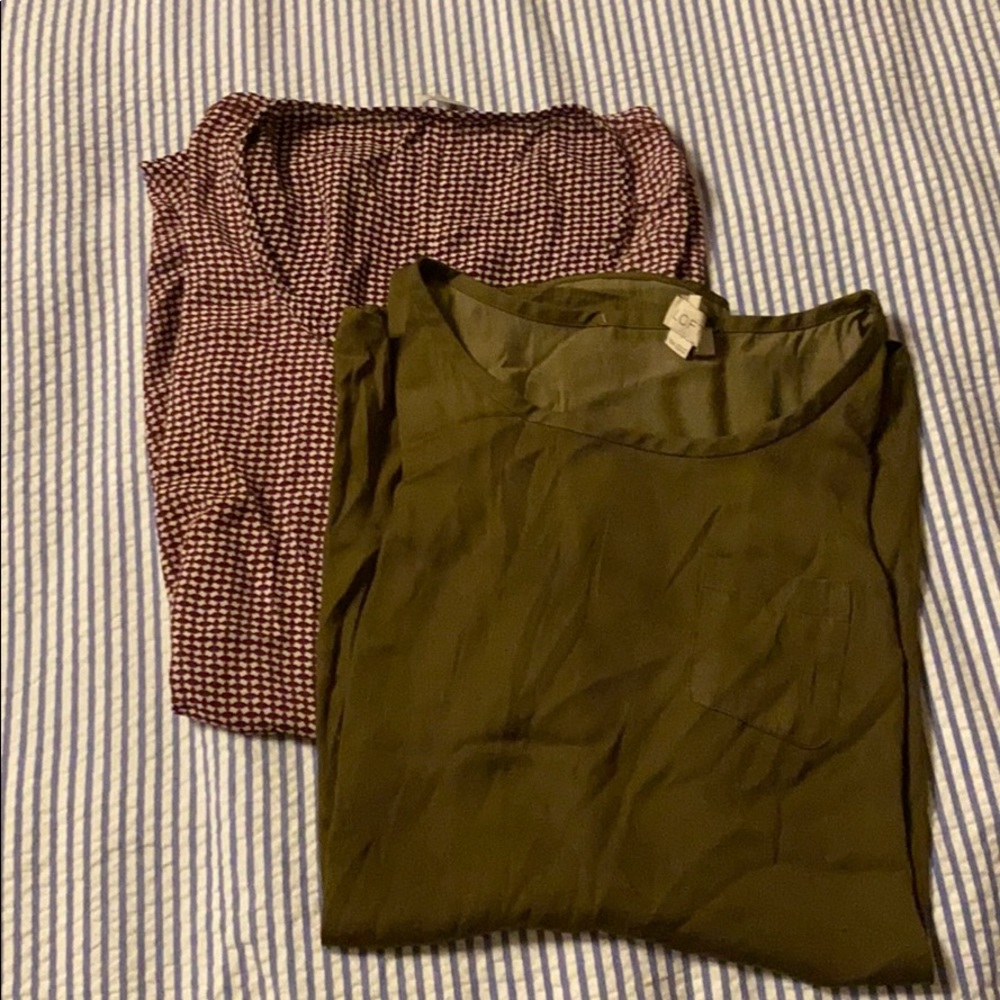 Two pregnancy camisoles